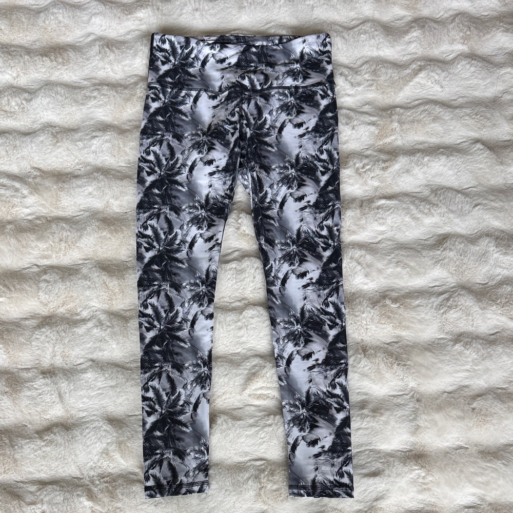 Noli Monochrome Palm Print Leggings